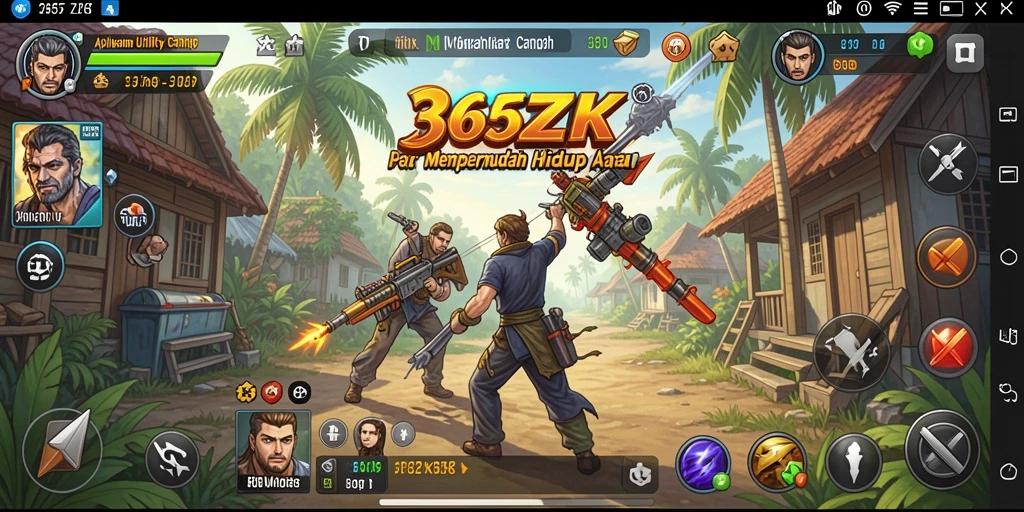 Screenshot utama 365ZK menampilkan antarmuka pengguna yang intuitif.