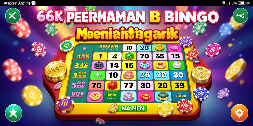 Gameplay menarik Bingo di 66K dengan hadiah seru.