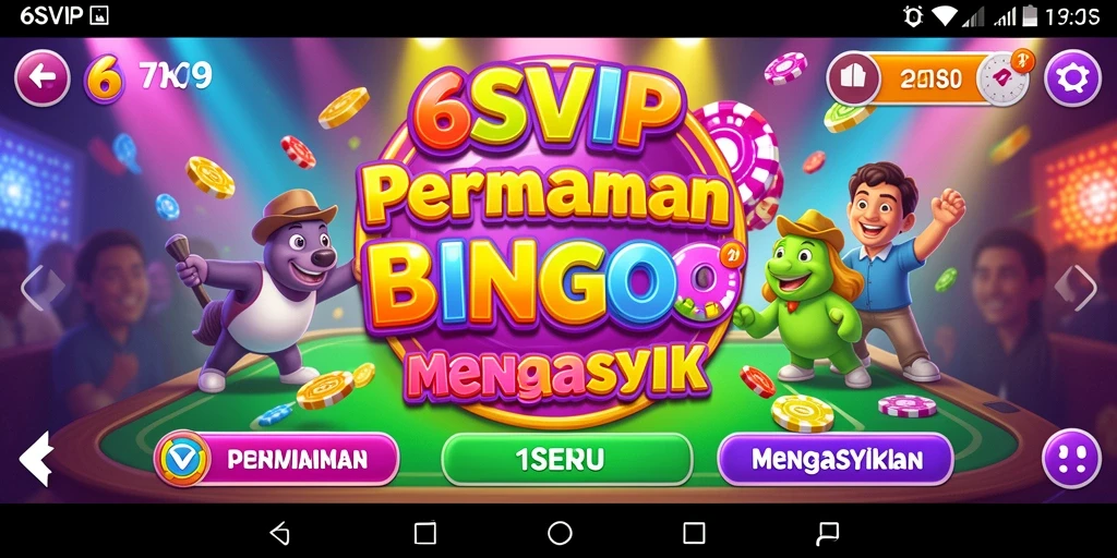 Tampilan gameplay seru saat bermain Bingo di 6SVIP.
