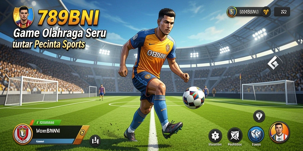 Tampilan gameplay seru di 789BNI dengan berbagai pilihan olahraga.