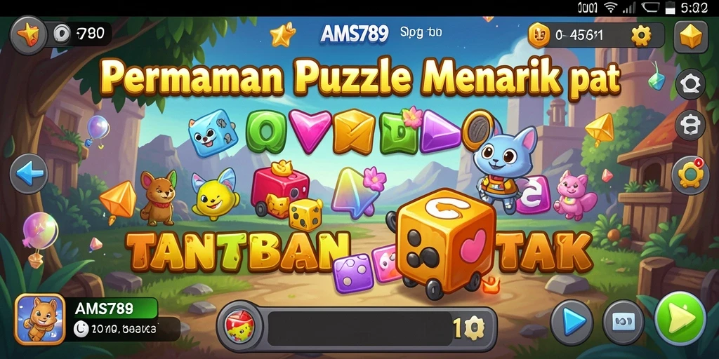 Tangkapan layar gameplay <strong>AMS789</strong> menunjukkan tantangan Puzzle yang menarik.