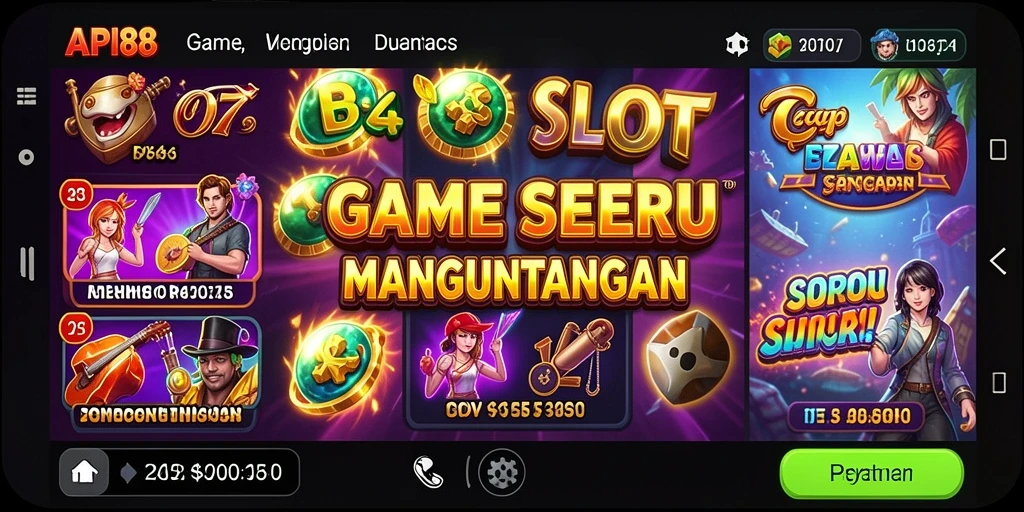 Screenshot gameplay API88 menampilkan keseruan bermain Slot.