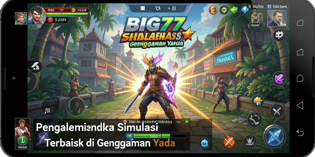Tampilan gameplay <strong>BIG77</strong> dengan interaksi langsung dan eksplorasi dunia virtual.