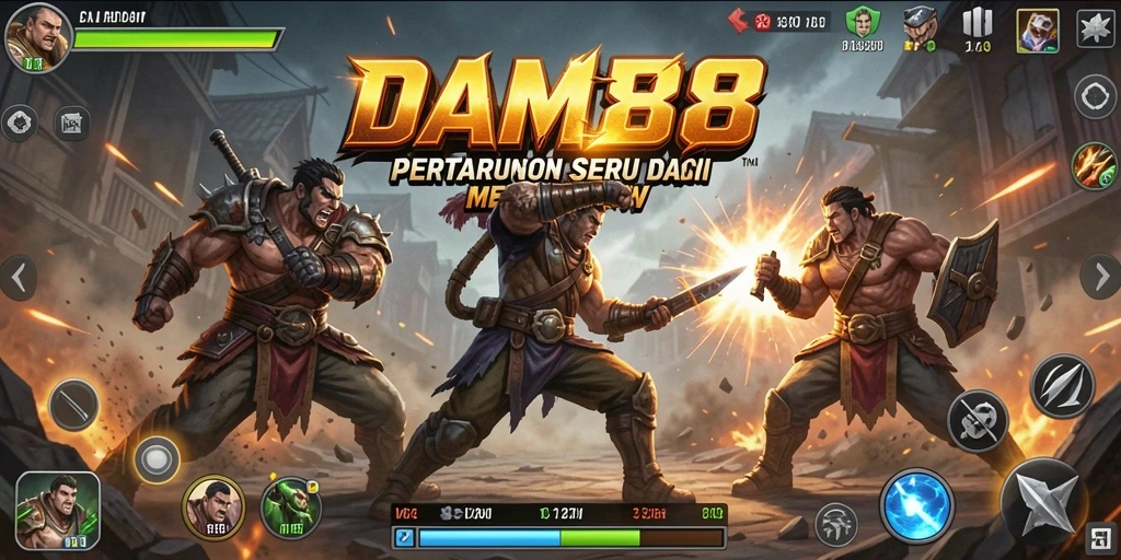 Screenshot gameplay DAM88 yang menunjukkan aksi seru dan intens.