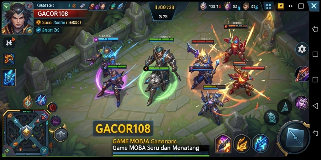 Tampilan gameplay GACOR108 yang mendebarkan dan penuh aksi.
