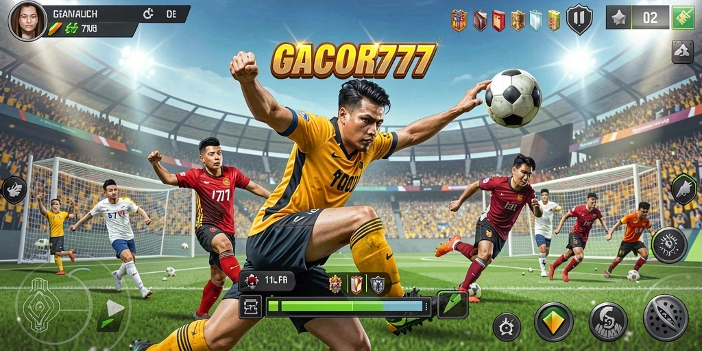 Gameplay mendebarkan GACOR777 di lapangan olahraga.