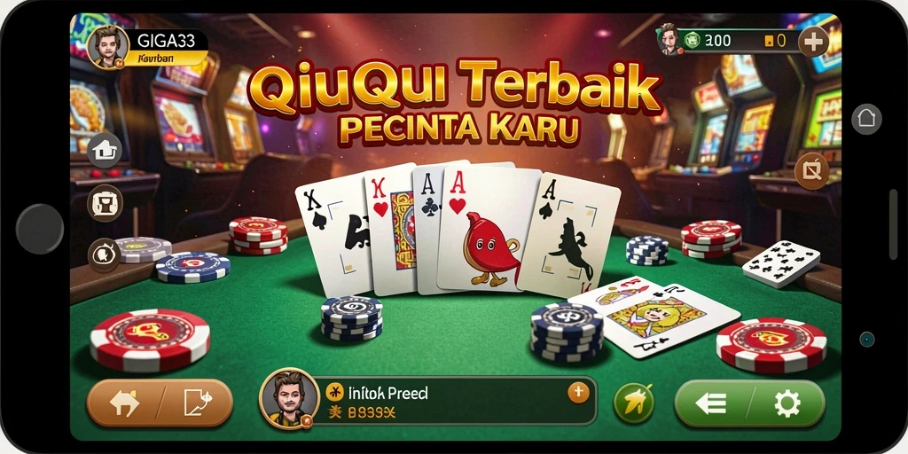 Screenshot gameplay QiuQiu yang seru dan kompetitif.