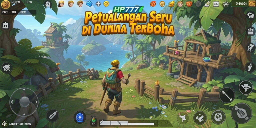Tangkapan layar utama dari gameplay HP777 yang mendebarkan.