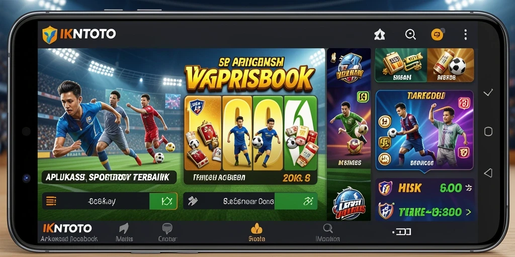 Tampilan menarik dari gameplay aplikasi Sportsbook IKNTOTO.