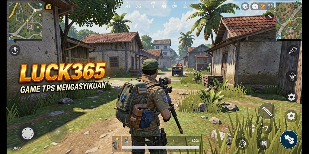 Tampilan gameplay intens dalam LUCK365 dengan aksi TPS yang mendebarkan.