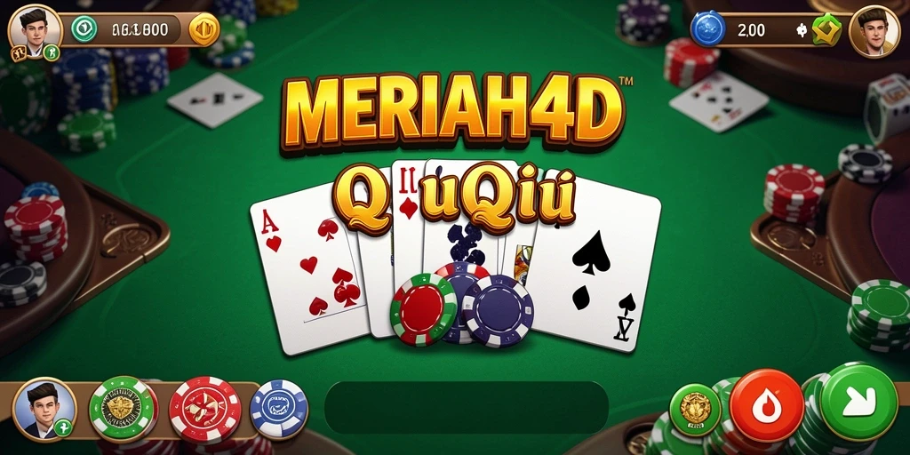 Tampilan gameplay QiuQiu yang intens dan menyenangkan.