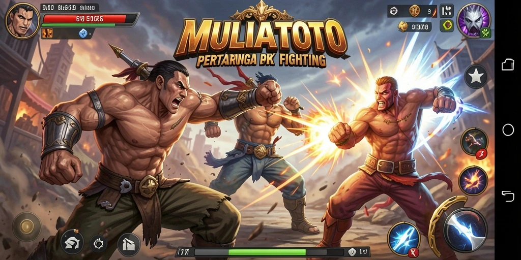 Tampilan gameplay MULIATOTO yang seru dan penuh aksi.