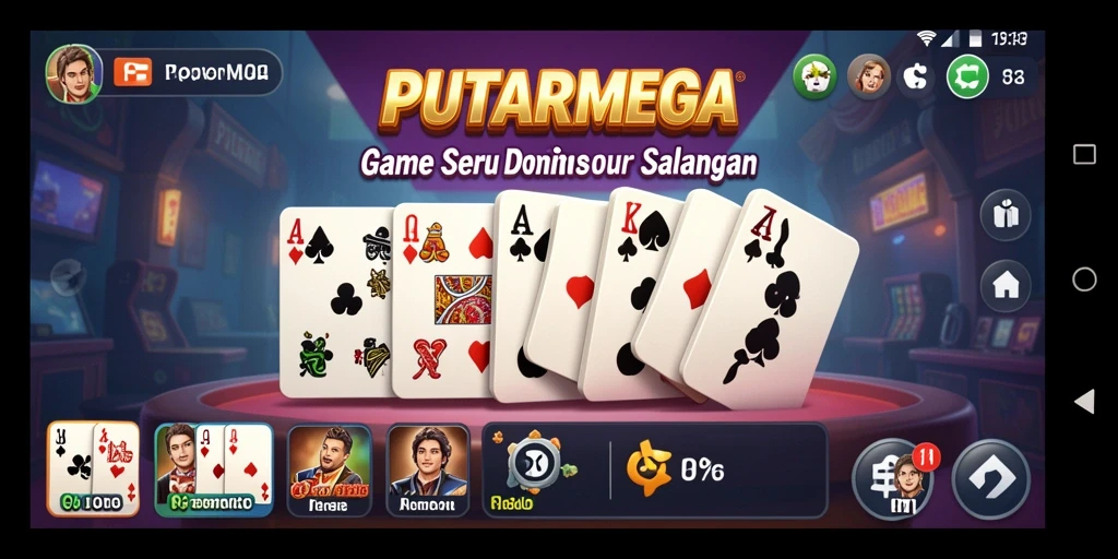 Tampilan gameplay seru dan menarik dari PUTARMEGA.