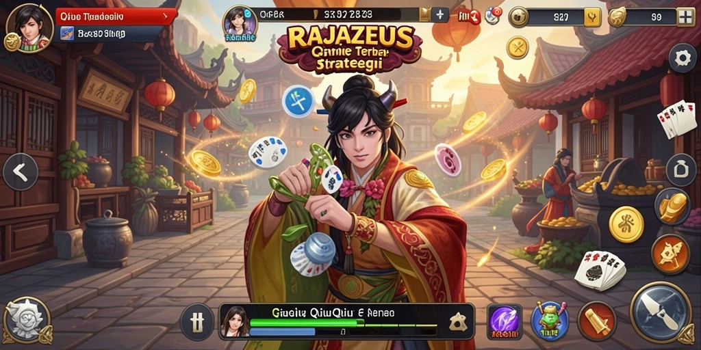 Gameplay seru RAJAZEUS dalam aksi QiuQiu.