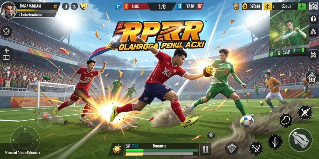 Tampilan gameplay RPRR yang penuh aksi dan kompetisi.