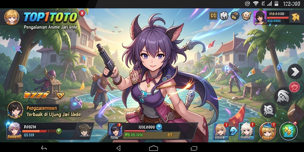 Gameplay menarik dengan karakter Anime yang mengagumkan.