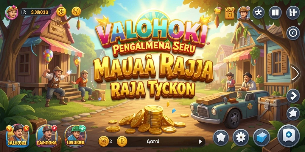 Tampilan gameplay VALOHOKI yang menarik dan imersif dalam genre Tycoon.