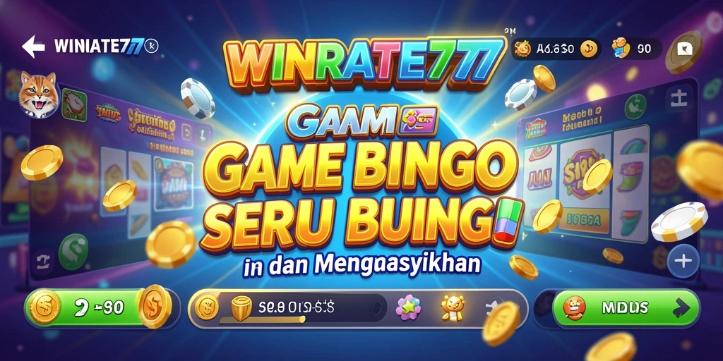 Tampilan gameplay seru dari WINRATE777 saat bermain Bingo.