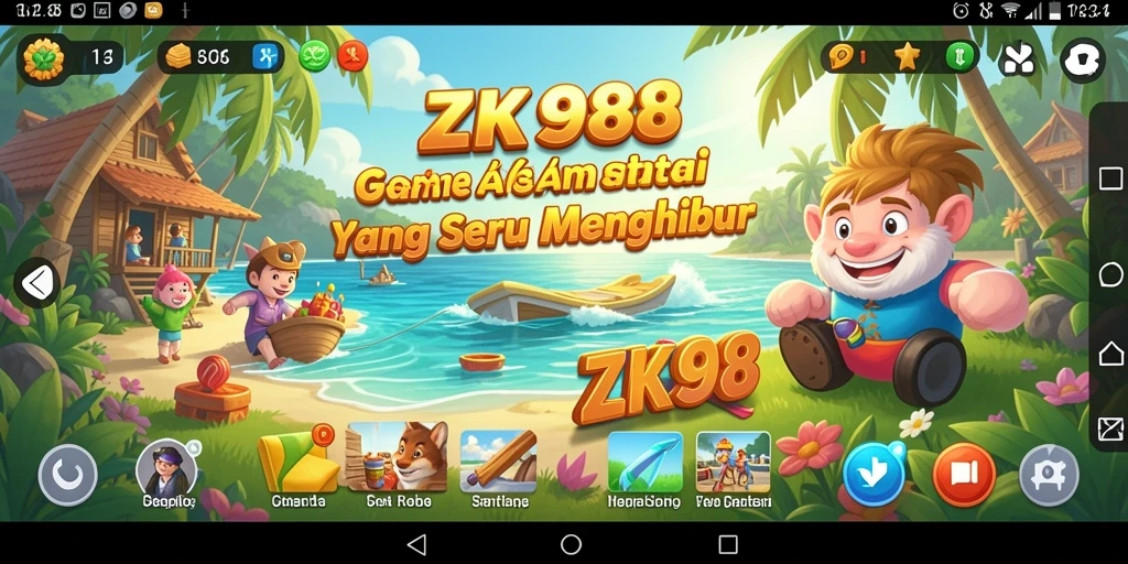 Tampilan menarik dari gameplay ZK988 yang menyenangkan.